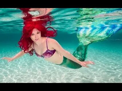 REAL LIFE MERMAID : Ariel the little mermaid vlogging at the
