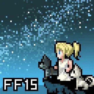 Lunafreya Pixel Art (From The FFXV Team) Final Fantasy Know 