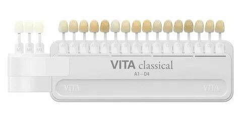 Расцветка шкала Вита Vita classical A1-D4 Original А1-D4/B02