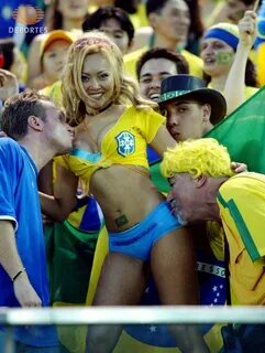 More related pics of soccer world cup fans girls.