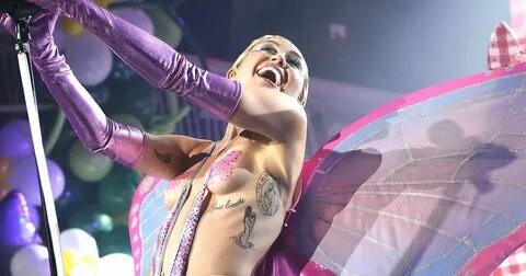 Miley Cyrus Gleefully Makes 'Em Squirm at the Adult Swim Upf