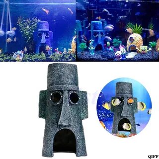 Pet Supplies Aquarium Decoration Bikini Bottom Spongebob Ter