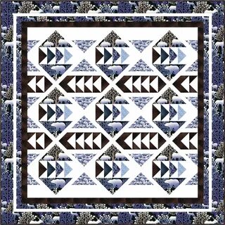 FREE PATTERN: Nature’s Harmony Flying geese quilt, Quilt pat