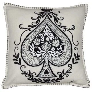 Pillow #black #spade #ace #cards #suit #cardsuit #symbol #pi