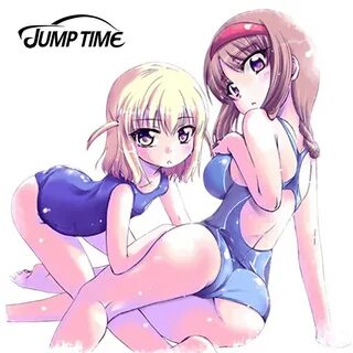JumpTime 13 см x 12,7 см милый японский аниме D-Frag! Авто-С