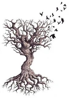Деревья - Тату эскизы Галерея идей для татуировок Фото и эск