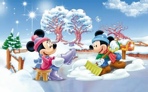 Mickey Mouse Winter Wallpapers - Wallpaper Cave