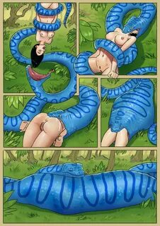 Snake vore comic.