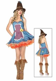 Sexy Sunflower Scarecrow Costume - Halloween Costumes
