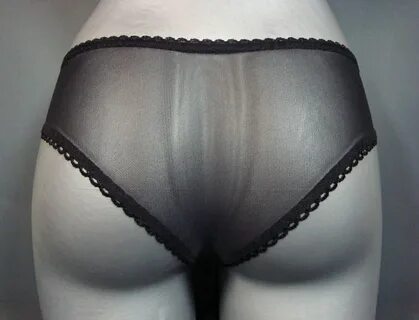 Black panties Tulle panties Mesh panties Low waist panties E