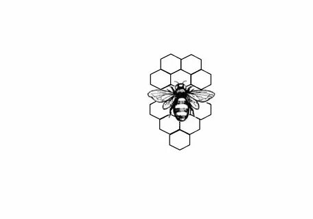 bee and honeycomb Bee tattoo, Hexagon tattoo, Honeycomb tatt