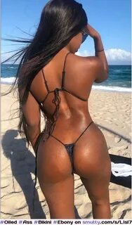 #Oiled #Ass #Bikini #Ebony #Black #Oil smutty.com
