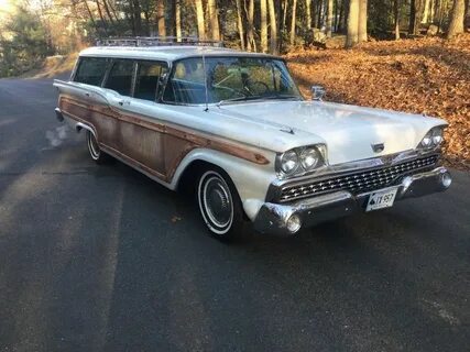 59 Ford Country Squire Wagon Ford, Antique cars, Wood