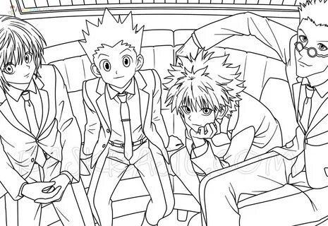 Hunter x Hunter Coloring Pages 100 Pictures Free Printable