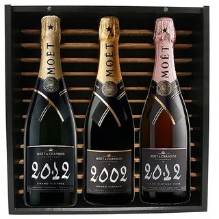 Moet & Chandon Grand Vintage Trilogy 2002 2012 Rose 2012 - B