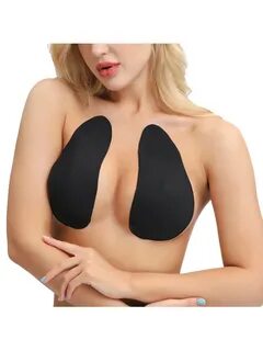 Damen Silikon Cup Bra Thin Invisible Silicone Breast Pads Boob Lift Tape Co...