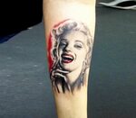 Marilyn Monroe tattoo by Adam Kremer Photo 19921