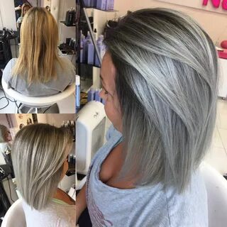 MAKEOVER: Going For a Smokey Blonde Silver hair color, Grey 