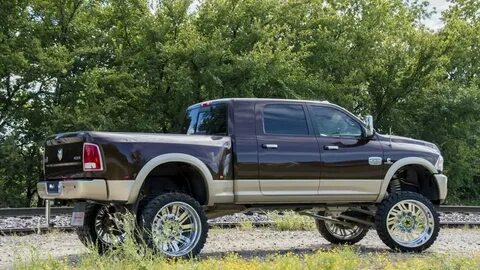 2013 Dodge Ram 3500 with a 8" BDS Lift Kit and 26x14 America