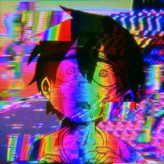 hooni glitchcore pfp Anime wall art, Eyestrain art, Glitchco