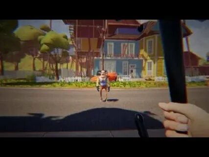 Hello Neighbor act 3 the "not attacking neighbor glitch" gam