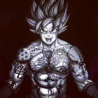 #Goku from #DragonballZ Work in progress :) #tattoo #drawing