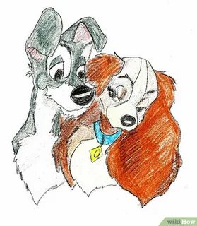 Images Of Sketch Lady And The Tramp Drawing