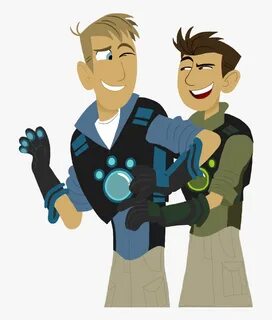 Wild Kratts , Transparent Cartoons - Chris And Martin Kratt 