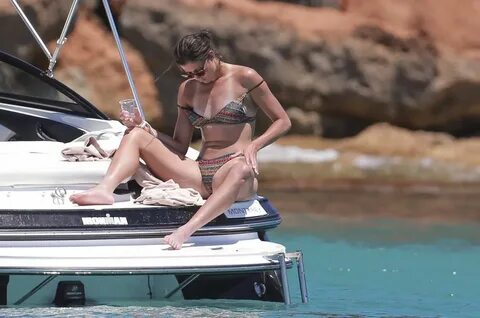 GARBINE MUGURUZA in Bikini at a Boat in Ibiza 06/08/2017 - H