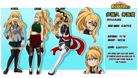 Bnha OC Skyla Blake Reference by Suki-Chan2509 on DeviantArt