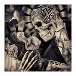 Diamond Painting - Full Round - Skull Couple Skull, Skull ar