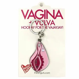 Vagina + Vulva Keychain - Mutter Museum Store