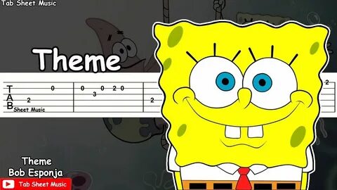 SpongeBob (Bob Esponja) - Theme Guitar Tutorial - YouTube