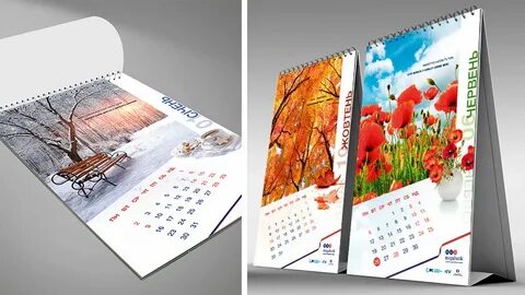 Concept of calendar 2017 for "MEGABANK" - Kenguru.Agency