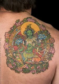 green tara tattoo JosephFowler012308GreenTara1.jpg Green tat