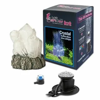 Hydor H2Show Crystal Kit Blue LED, 4.25" L X 3.75" W X 5.25"