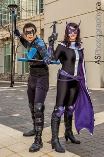 Nightwing & Huntress #cosplay Huntress cosplay, Nightwing co