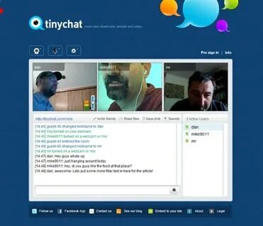 Virtual Chat Room TinyChat Adds Video Conferencing And Scree