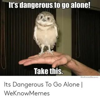 🐣 25+ Best Memes About Take This Its Dangerous to Go Alone T