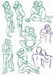 Couples poses 01 by SajoPhoe - Art References Art reference,
