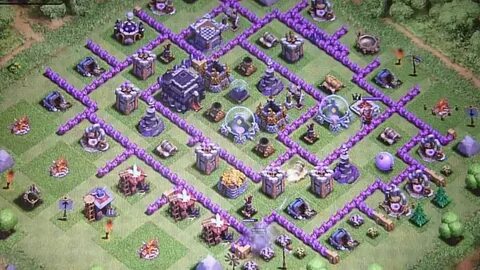 Clash of Clans: High Level Defense TH 9 - Attack with PEKKA,