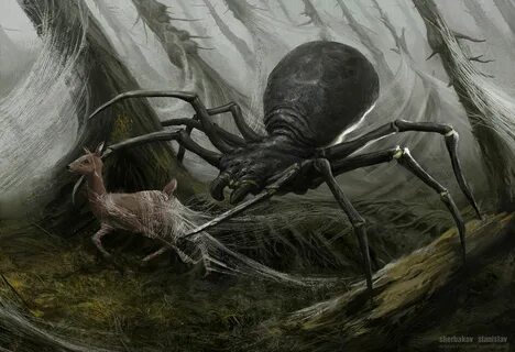 Spider 01, Sherbakov Stanislav on ArtStation at https://www.