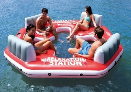 NEW AIRHEAD AHCI-1 Cool Island 6 Person Inflatable Lounger F