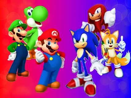 Team Mario And Team Sonic Are Best Friends By 9029561 On Dev