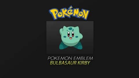 Black Ops 2 Pokemon Emblem: Bulbasaur Kirby (HD) - YouTube