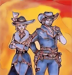 Ashe and McCree Overwatch RUS (ORA) Amino