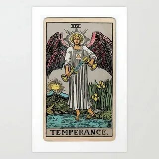 14 - Temperance Art Print by Perfect Society6