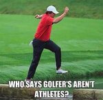 Meme of the day: Golfers are athletes! Lol #GolfhumorHilario