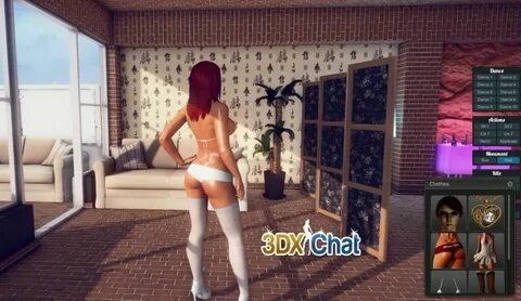 3DXChat - игра для взрослых. VR, 3D секс симулятор, мультипл