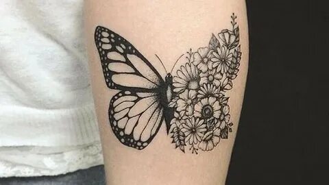 Butterfly Flower Tattoos On Arm For Women HD Butterfly Tatto